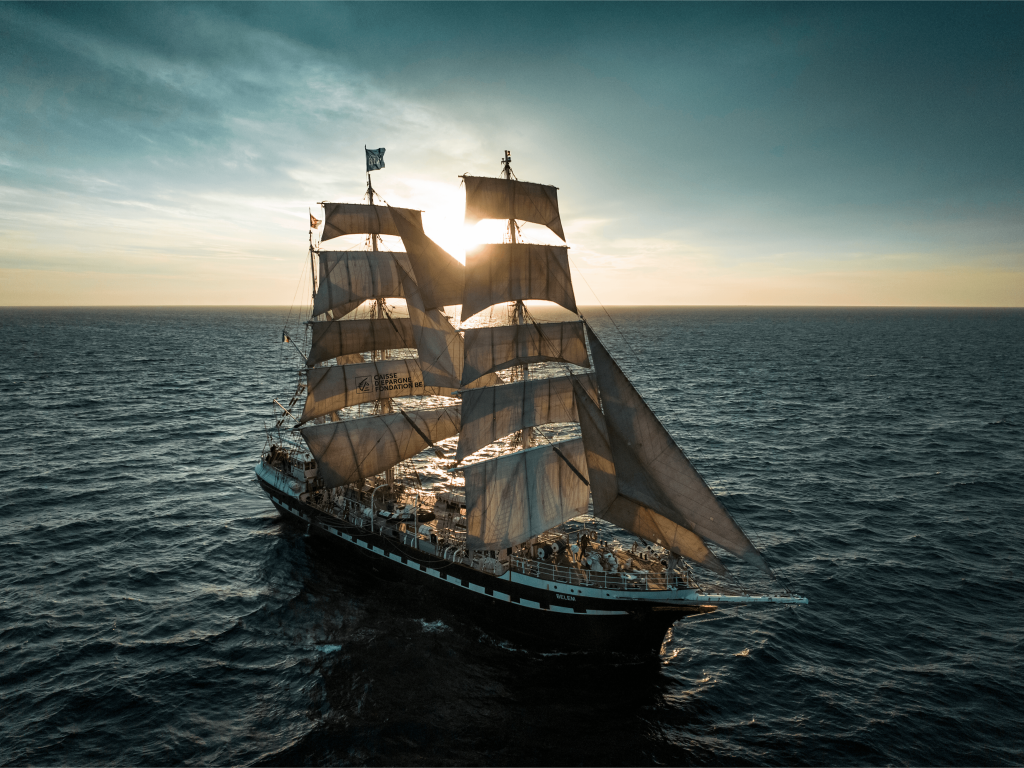 Le Belem d'après Pierre Bourras