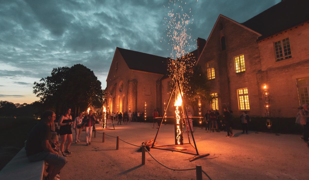 Spectacle pyrotechnique La Machine