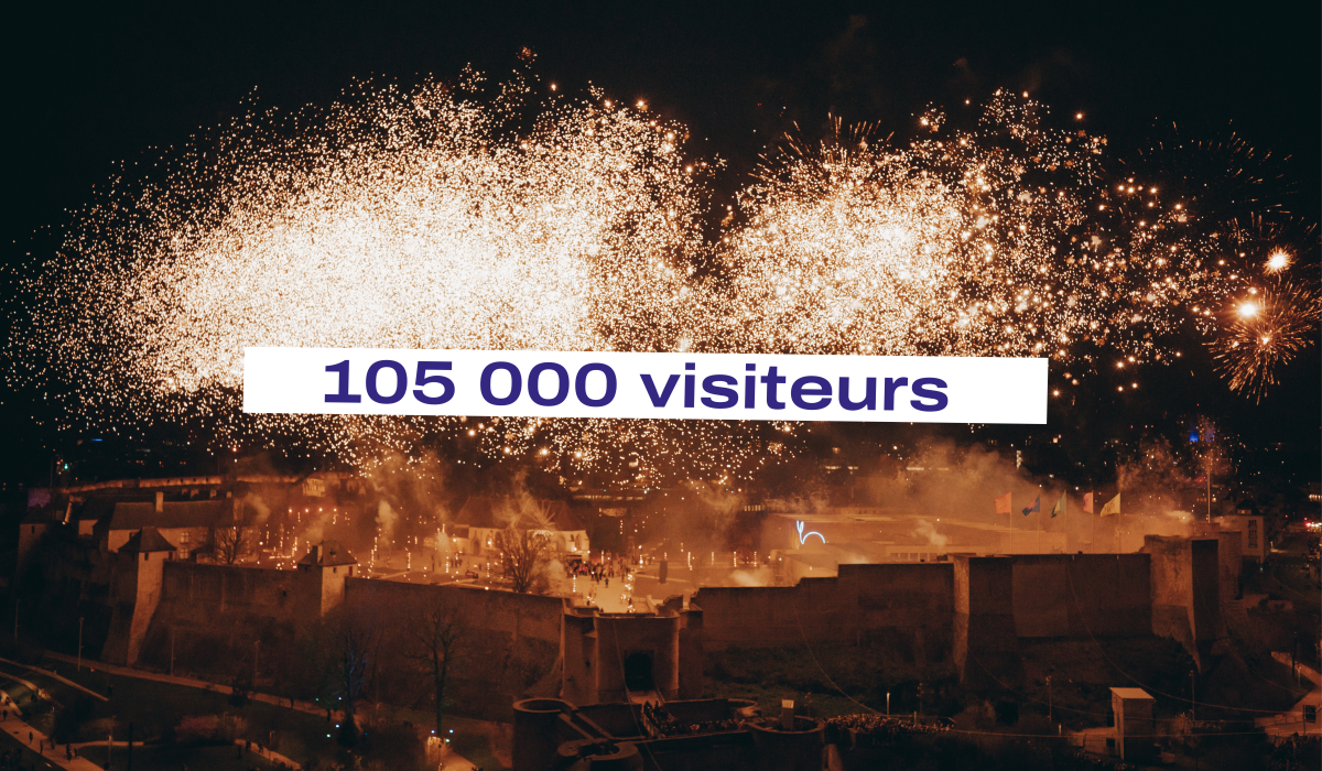 Affiche inauguration d'après MillénaireCaen2025